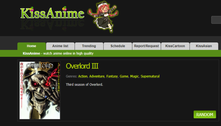 A New Streaming Anime Site With Anime Characters That Are Easy To Recognize
