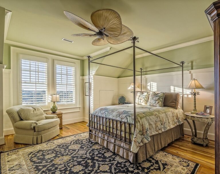 bedroom with finely crafted furniture