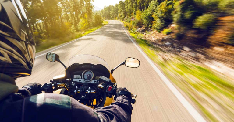 Riding a Motorcycle