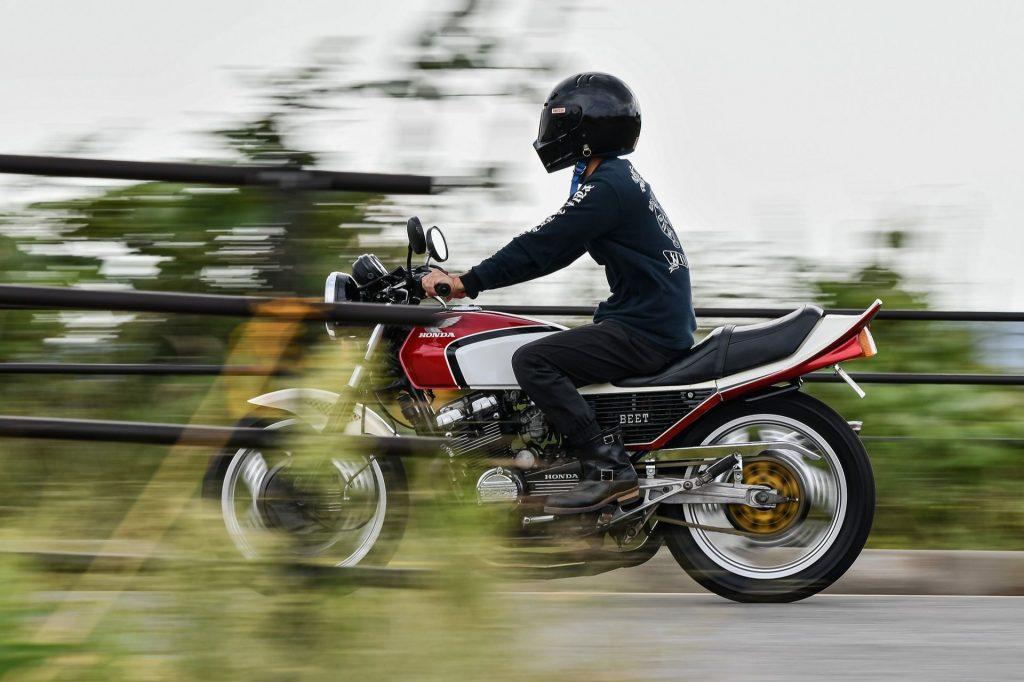 Speeding on a Motorcycle
